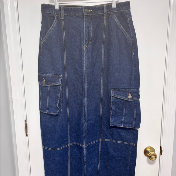 Cotton On Blue Denim Skirt - Picture 1 of 8